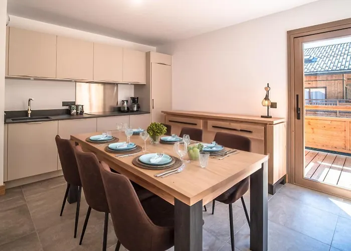 Дом отдыха Montchavin 6pers Terrasse Vue Montagne Ла-Плань